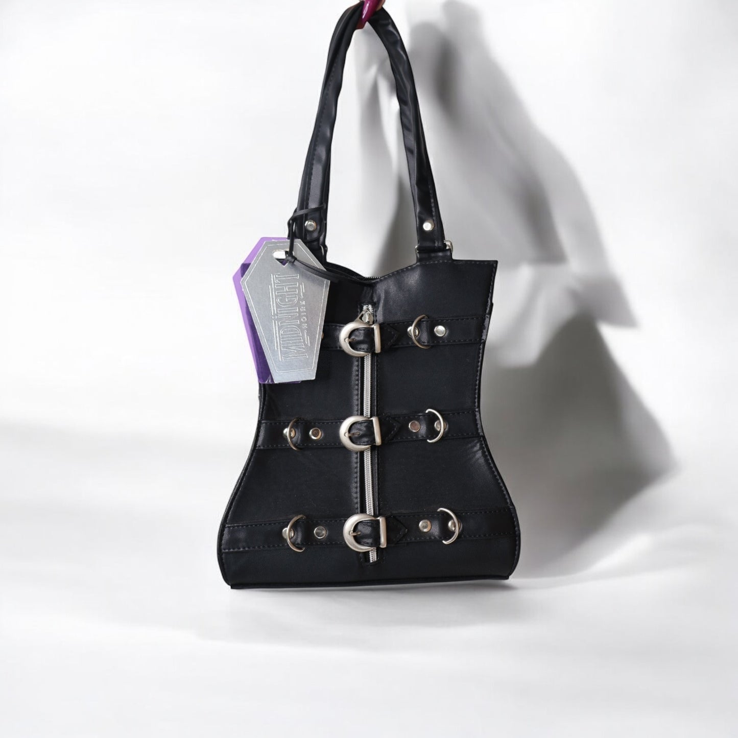 Infernal Sigil | Bolsa de Mano Tipo Corset con Hebillas