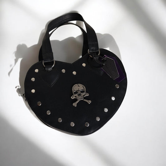 Crimson Heart | Bolsa de Corazón con Calavera