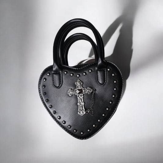 Sanctum Cross | Bolso de Mano Gótico con Diseño de Cruz