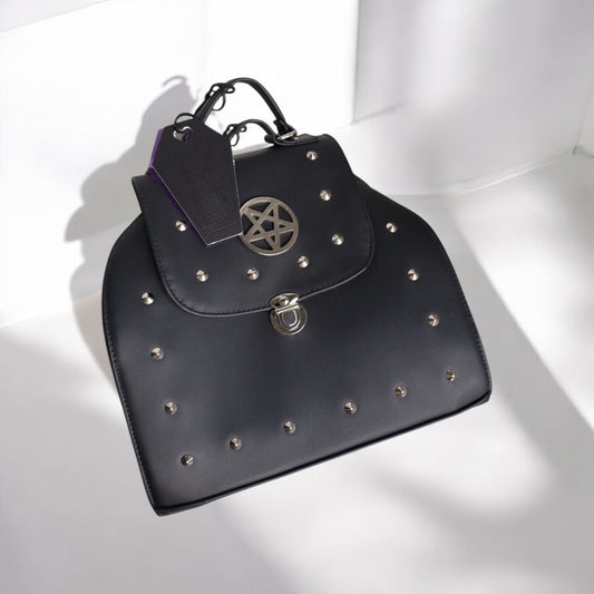 Occult Messenger  | Mochila Gótica Elegante con Diseño Pentagrama